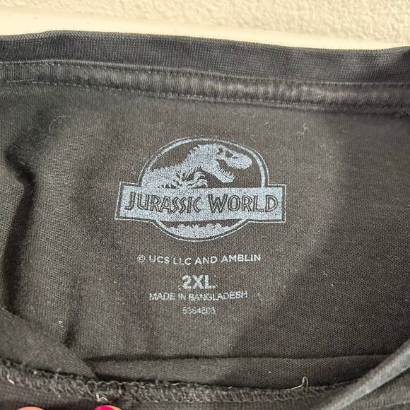 Jurassic World Mens T-Shirt 2XL‎ Dinosaur T-Rex - Picture 4 of 9
